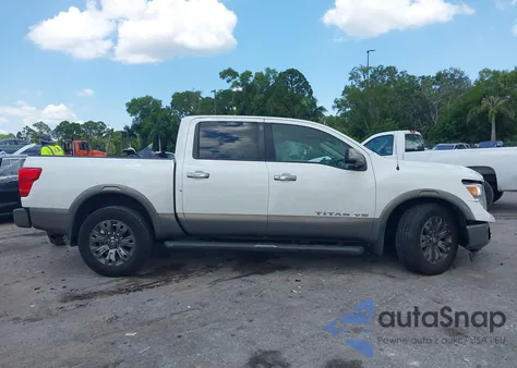 2018 Nissan Titan Platinum Reserve из США, поврежденный, VIN 1N6AA1E69JN549461